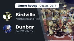 Recap: Birdville  vs. Dunbar  2017