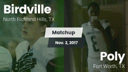 Matchup: Birdville High vs. Poly  2017