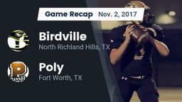 Recap: Birdville  vs. Poly  2017