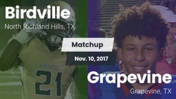 Matchup: Birdville High vs. Grapevine  2017