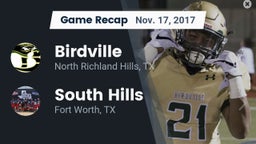 Recap: Birdville  vs. South Hills  2017