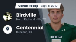 Recap: Birdville  vs. Centennial  2017