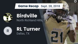 Recap: Birdville  vs. RL Turner  2018