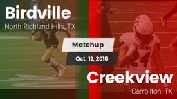 Matchup: Birdville High vs. Creekview  2018