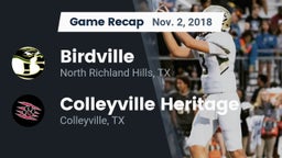 Recap: Birdville  vs. Colleyville Heritage  2018