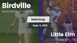 Matchup: Birdville High vs. Little Elm  2019