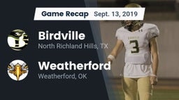 Recap: Birdville  vs. Weatherford  2019