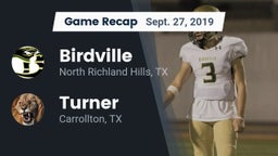 Recap: Birdville  vs. Turner  2019