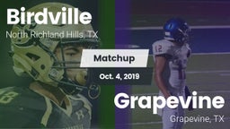 Matchup: Birdville High vs. Grapevine  2019