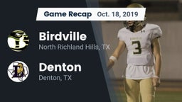 Recap: Birdville  vs. Denton  2019