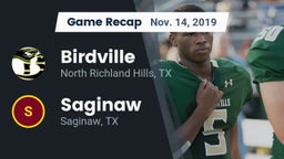 Recap: Birdville  vs. Saginaw  2019