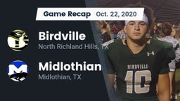 Recap: Birdville  vs. Midlothian  2020