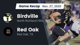 Recap: Birdville  vs. Red Oak  2020