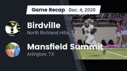 Recap: Birdville  vs. Mansfield Summit  2020