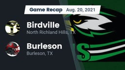 Recap: Birdville  vs. Burleson  2021