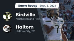 Recap: Birdville  vs. Haltom  2021