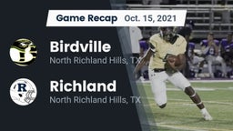 Recap: Birdville  vs. Richland  2021
