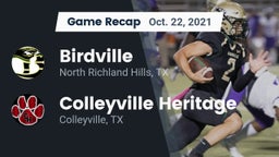 Recap: Birdville  vs. Colleyville Heritage  2021