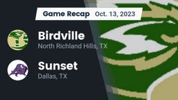 Recap: Birdville  vs. Sunset  2023