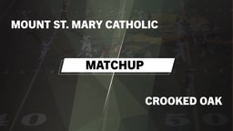 Matchup: Mount St. Mary vs. Crooked Oak 2016