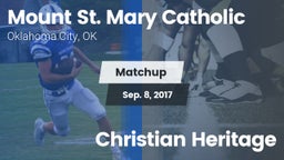 Matchup: Mount St. Mary vs. Christian Heritage  2017