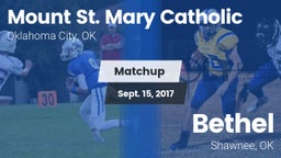 Matchup: Mount St. Mary vs. Bethel  2017