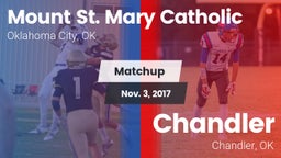 Matchup: Mount St. Mary vs. Chandler  2017