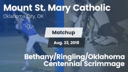 Matchup: Mount St. Mary vs. Bethany/Ringling/Oklahoma Centennial Scrimmage 2018