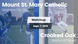 Matchup: Mount St. Mary vs. Crooked Oak  2018