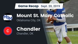 Recap: Mount St. Mary Catholic  vs. Chandler  2019