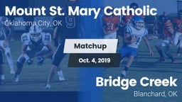 Matchup: Mount St. Mary vs. Bridge Creek  2019