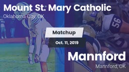 Matchup: Mount St. Mary vs. Mannford  2019