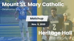 Matchup: Mount St. Mary vs. Heritage Hall  2020