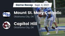 Recap: Mount St. Mary Catholic  vs. Capitol Hill  2021