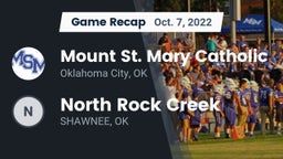 Recap: Mount St. Mary Catholic  vs. North Rock Creek  2022