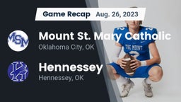 Recap: Mount St. Mary Catholic  vs. Hennessey  2023