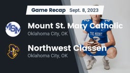 Recap: Mount St. Mary Catholic  vs. Northwest Classen  2023