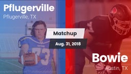 Matchup: Pflugerville High vs. Bowie  2018