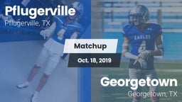 Matchup: Pflugerville High vs. Georgetown  2019