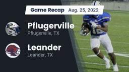 Recap: Pflugerville  vs. Leander  2022