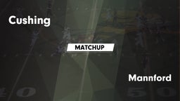 Matchup: Cushing  vs. Mannford  2016