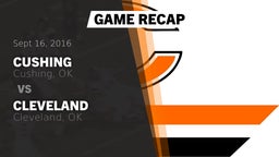 Recap: Cushing  vs. Cleveland  2016