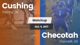 Matchup: Cushing  vs. Checotah  2017