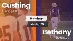 Matchup: Cushing  vs. Bethany  2018
