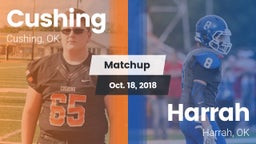 Matchup: Cushing  vs. Harrah  2018