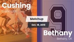Matchup: Cushing  vs. Bethany  2019