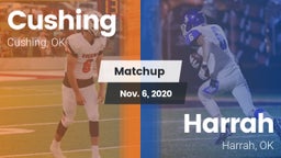 Matchup: Cushing  vs. Harrah  2020
