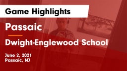 Passaic  vs Dwight-Englewood School Game Highlights - June 2, 2021
