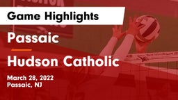 Passaic  vs Hudson Catholic  Game Highlights - March 28, 2022