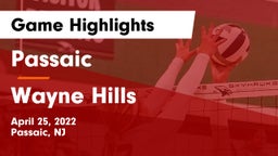 Passaic  vs Wayne Hills  Game Highlights - April 25, 2022